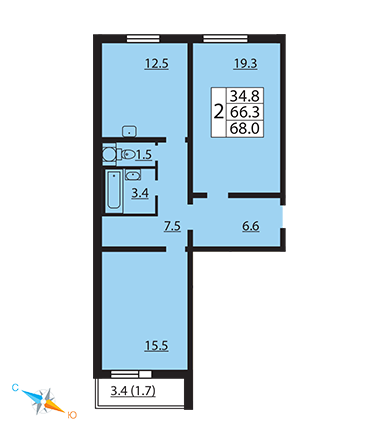 2 к 68 5304000